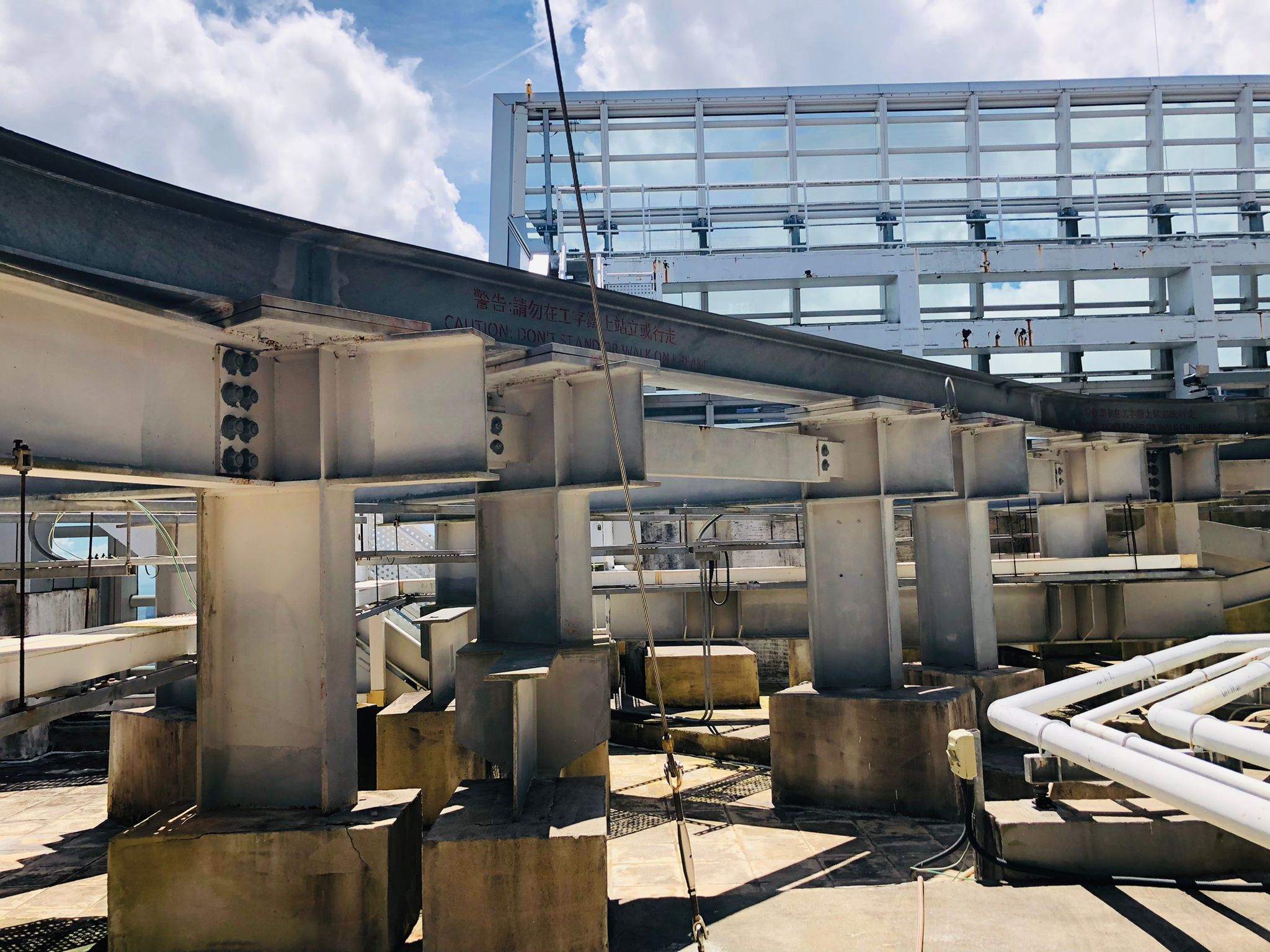 環球貿易廣場吊船維修工程